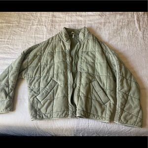 Free people Dolman Quilted Knit Jacket